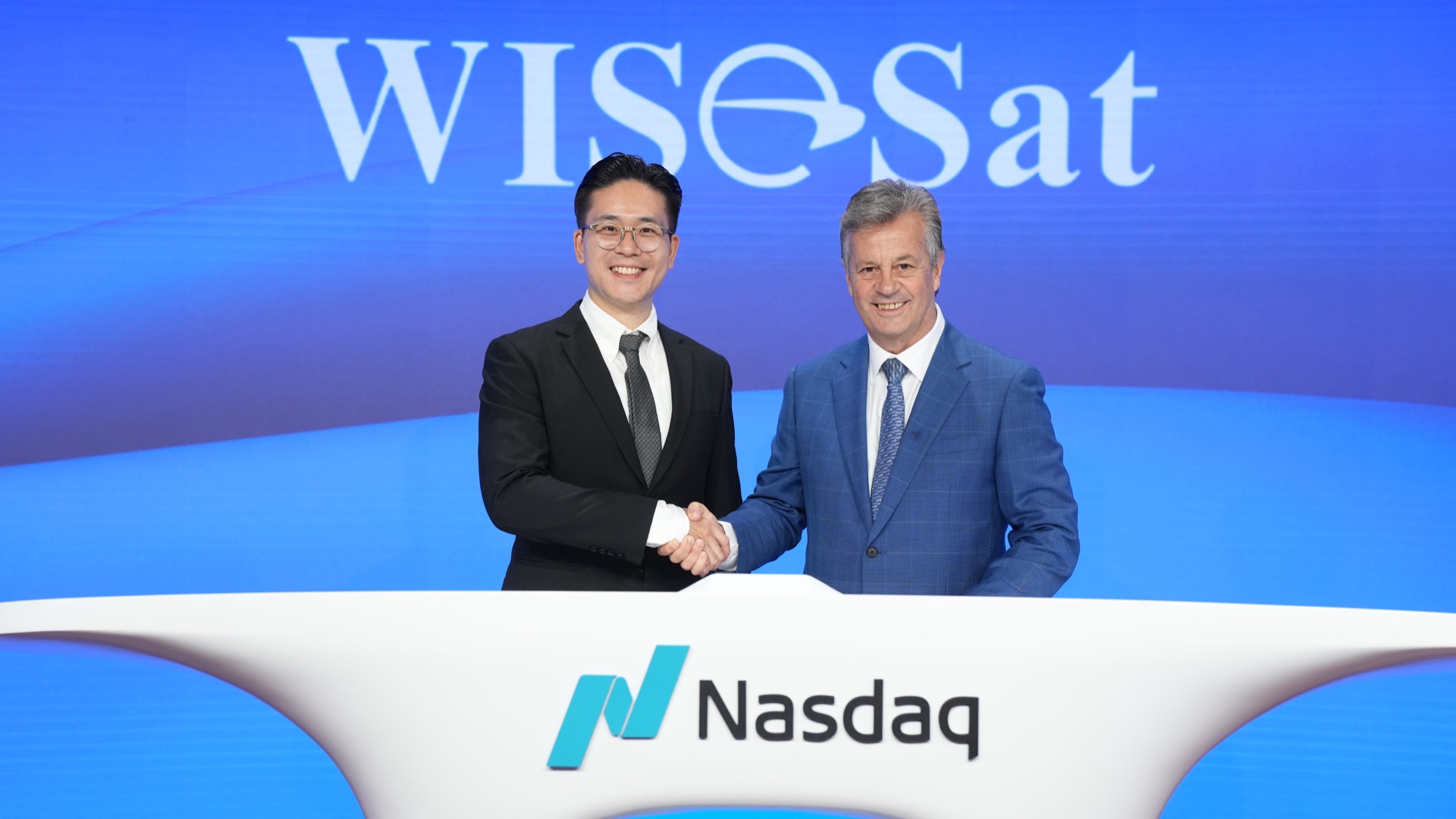 WISeSat.Space Nasdaq Opening Bell ceremony