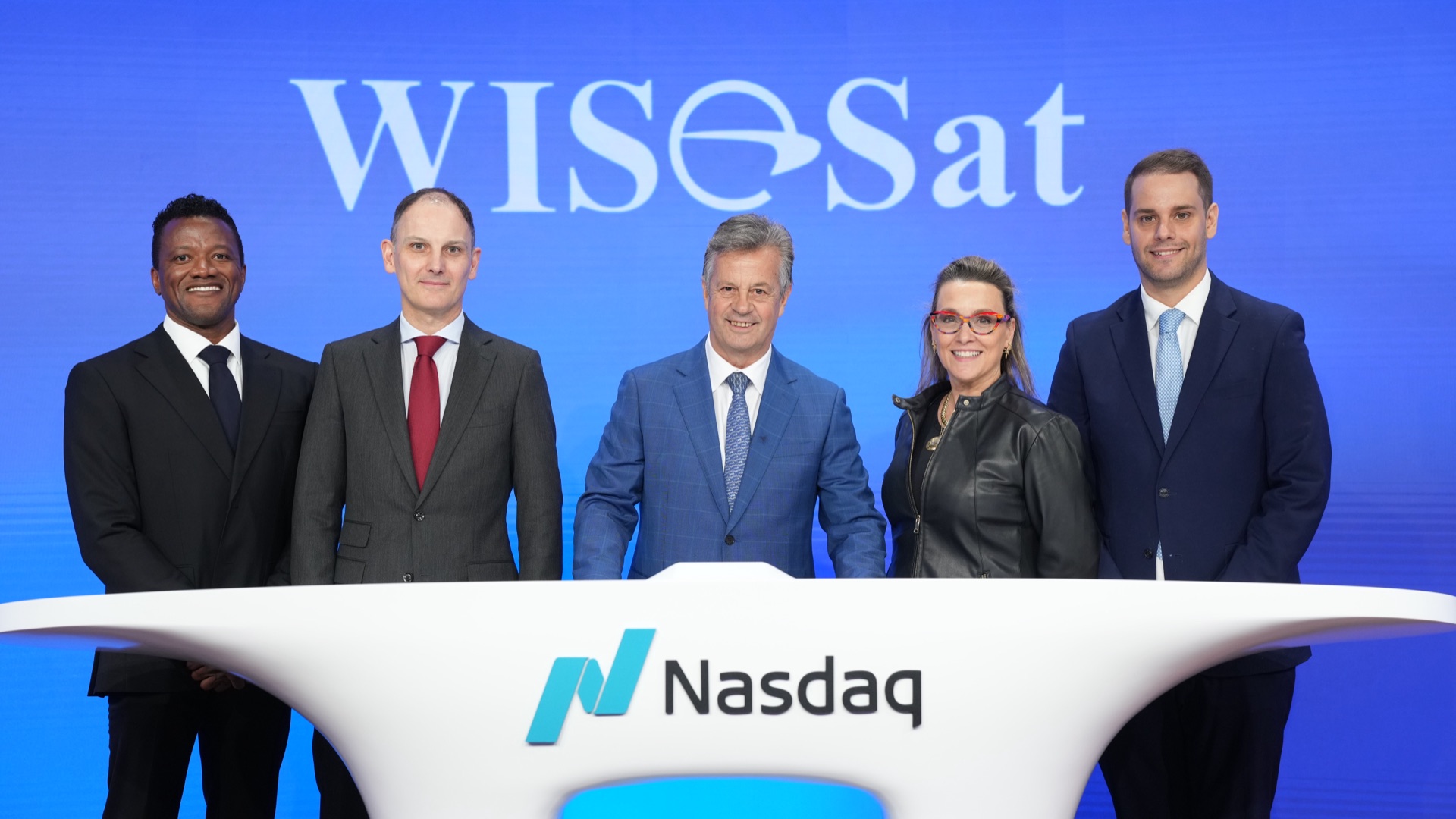 WISeSat.Space Nasdaq Opening Bell ceremony