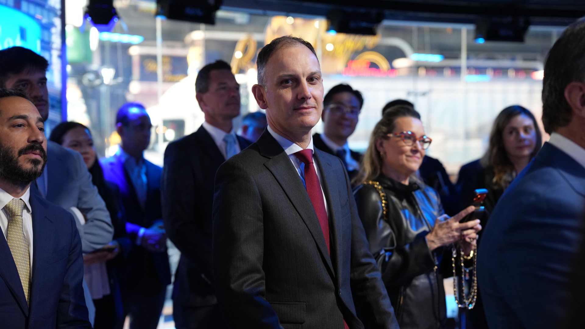 WISeSat.Space Nasdaq Opening Bell ceremony