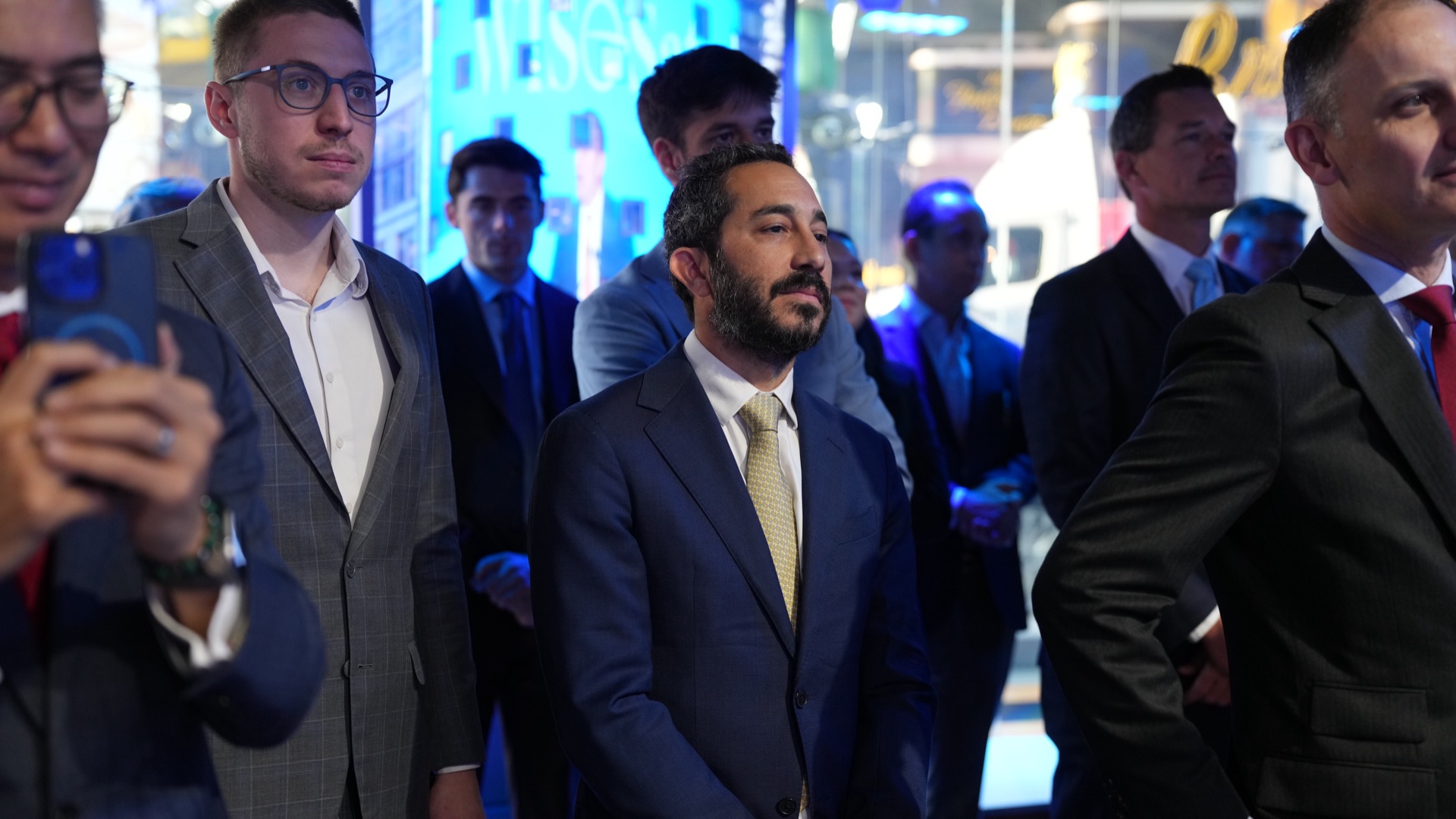 WISeSat.Space Nasdaq Opening Bell ceremony