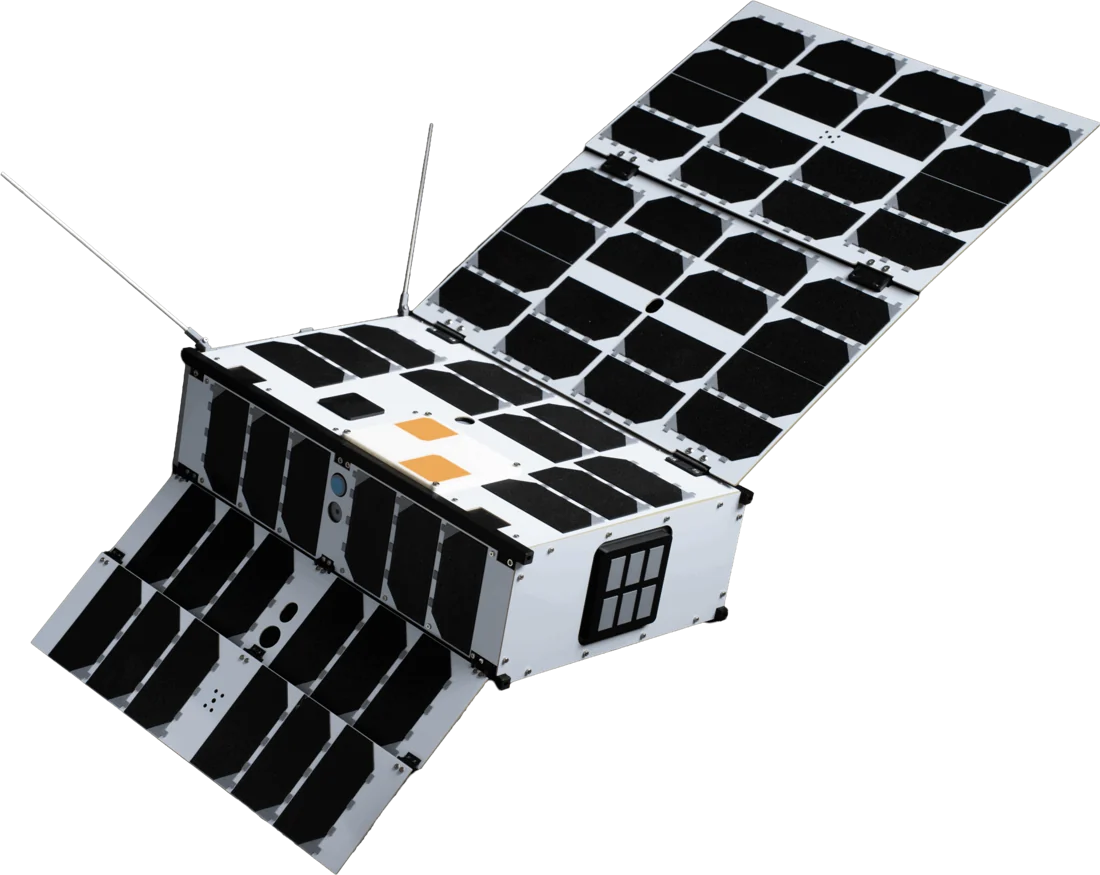 WISeSat 4.0, a 6U satellite with deployable solar arrays